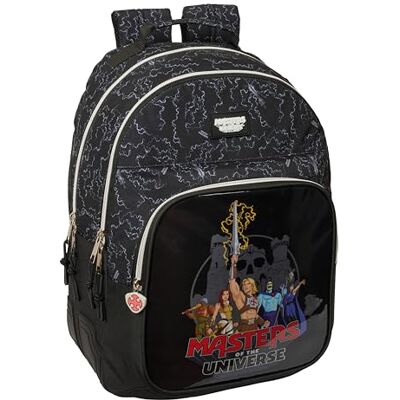 Safta MASTERS OF THE UNIVERSE Mochila Escolar Infantil, Ideal para Niños de Diferentes Edades, Cómoda y Versátil, Calidad y Resistencia, 32x15x42 cm Safta MASTERS OF THE UNIVERSE Mochila Escolar Infantil, Ideal para Niños de Diferentes Edades, Cómoda y Versátil, Calidad y Resistencia, 32x15x42 cm