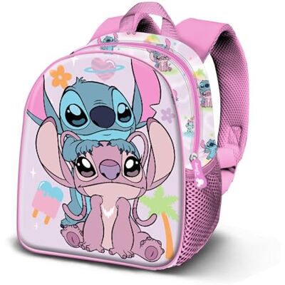 Disney Mochila unisex básica para parejas (paquete de 1), Lilo and Stitch Pink, One Size, Mochila básica para pareja Disney Mochila unisex básica para parejas (paquete de 1), Lilo and Stitch Pink, One Size, Mochila básica para pareja
