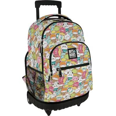 Grafoplas Mochila Escolar con Ruedas, Carro Integrado, 29 Litros, 52x37x25cm, Modelo Roller, Colección Kawaii Bits & Bobs, Perfecto Material Escolar Infantil y Primaria Grafoplas Mochila Escolar con Ruedas, Carro Integrado, 29 Litros, 52x37x25cm, Modelo Roller, Colección Kawaii Bits & Bobs, Perfecto Material Escolar Infantil y Primaria
