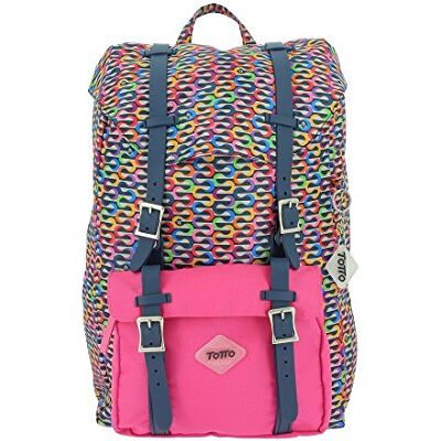 TOTTO Mochila Juvenil, Badra, Multicolor, talla única TOTTO Mochila Juvenil, Badra, Multicolor, talla única