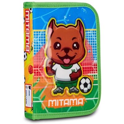 Mitama Estuche Spinny para guardería, reversible con doble gráfico, que contiene ceras, rotuladores, tijeras, etc., multicolor, niño, escuela y tiempo libre, multicolor, Talla única, Estuche guardería Mitama Estuche Spinny para guardería, reversible con doble gráfico, que contiene ceras, rotuladores, tijeras, etc., multicolor, niño, escuela y tiempo libre, multicolor, Talla única, Estuche guardería
