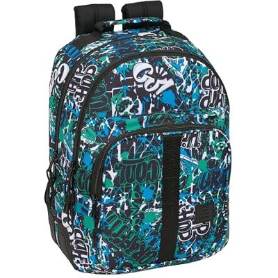 Safta GRAFFITI GO Mochila Escolar Infantil, Ideal para Niños de Diferentes Edades, Cómoda y Versátil, Calidad y Resistencia, 32x15x42 cm Safta GRAFFITI GO Mochila Escolar Infantil, Ideal para Niños de Diferentes Edades, Cómoda y Versátil, Calidad y Resistencia, 32x15x42 cm