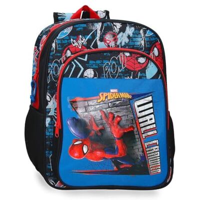 Marvel Joumma Spiderman Wall Crawler Mochila Escolar Negro 30x40x13 cm Poliéster 15,6L Marvel Joumma Spiderman Wall Crawler Mochila Escolar Negro 30x40x13 cm Poliéster 15,6L