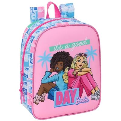 Safta BARBIE Mochila Infantil, Mochila Niño, Mochila Escolar, Adaptable a Carro, Ideal para Guardería, Cómoda y Versátil, Calidad y Resistencia, 22x10x27 cm Safta BARBIE Mochila Infantil, Mochila Niño, Mochila Escolar, Adaptable a Carro, Ideal para Guardería, Cómoda y Versátil, Calidad y Resistencia, 22x10x27 cm