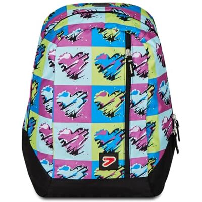 Seven Mochila Reversible TONDO DOUBLE BACKPACK SEVN POP HEARTS, Rosado Mochila de Negocio, Trabajo, Diario, Viaje, Escolares, para hombres, mujeres y adolescentes Mochila Viaje Seven Mochila Reversible TONDO DOUBLE BACKPACK SEVN POP HEARTS, Rosado Mochila de Negocio, Trabajo, Diario, Viaje, Escolares, para hombres, mujeres y adolescentes Mochila Viaje