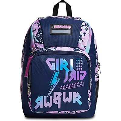 Seven S.p.a. ZAINO ® Point out DRAWINGPIN Girl, Mochila ® Point out DIBUJANDO Pin NIÑA Unisex Niños y Adolescentes, Blue Deep, Taglia Unica - Seven S.p.a. ZAINO ® Point out DRAWINGPIN Girl, Mochila ® Point out DIBUJANDO Pin NIÑA Unisex Niños y Adolescentes, Blue Deep, Taglia Unica -