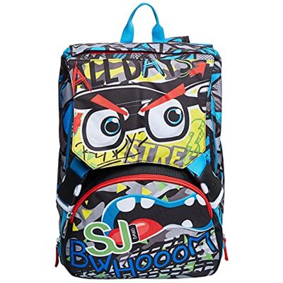 SJ GANG STYLE JAM GANG EXPANDIBLE CARITAS, Multicolor Azul Mochila Escolares, Guardería, para niñas, niños, adolescentes Bolsillo Interior – Mochila Escolar SJ GANG STYLE JAM GANG EXPANDIBLE CARITAS, Multicolor Azul Mochila Escolares, Guardería, para niñas, niños, adolescentes Bolsillo Interior – Mochila Escolar