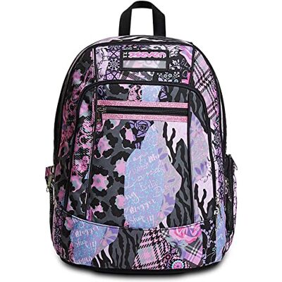Seven Mochila Advanced Rosegrove Girl , Unisex niños, Rosa, Talla única Seven Mochila Advanced Rosegrove Girl , Unisex niños, Rosa, Talla única