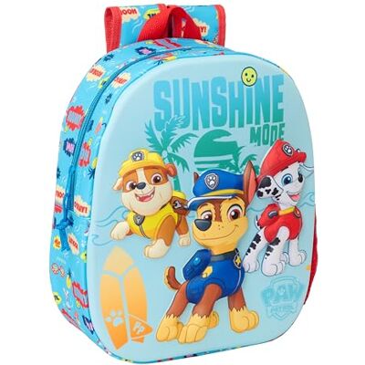 Safta PAW PATROL 3D Mochila Escolar, con Diseño 3D, Adaptable a Carro, Ideal para Niños de Diferentes Edades, Cómoda y Versátil, Calidad y Resistencia, 27x10x33 cm Safta PAW PATROL 3D Mochila Escolar, con Diseño 3D, Adaptable a Carro, Ideal para Niños de Diferentes Edades, Cómoda y Versátil, Calidad y Resistencia, 27x10x33 cm