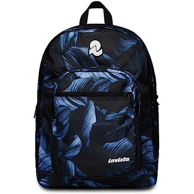Invicta Mochila JELEK FANTASY, Azul Doble Compartimiento Bolsillo Porta Pc, Bolsillo Botella Organizador Interior Mochila Escolar Chicos, Ocio Eco Material, Hojas oscuras, 32 x 43 x 25 cm, Invicta Mochila JELEK FANTASY, Azul Doble Compartimiento Bolsillo Porta Pc, Bolsillo Botella Organizador Interior Mochila Escolar Chicos, Ocio Eco Material, Hojas oscuras, 32 x 43 x 25 cm,