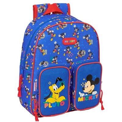 Safta MICKEY MOUSE TODAY Mochila Infantil, Ideal para Niños de Diferentes Edades, Cómoda y Versátil, Calidad y Resistencia, 28x10x34 cm Safta MICKEY MOUSE TODAY Mochila Infantil, Ideal para Niños de Diferentes Edades, Cómoda y Versátil, Calidad y Resistencia, 28x10x34 cm
