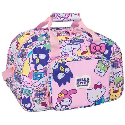 Safta HELLO KITTY & FRIENDS Bolsa de Deporte, Mochila, Ideal para Niños de Diferentes Edades, Cómoda y Versátil, Calidad y Resistencia, 40x23x24 cm Safta HELLO KITTY & FRIENDS Bolsa de Deporte, Mochila, Ideal para Niños de Diferentes Edades, Cómoda y Versátil, Calidad y Resistencia, 40x23x24 cm