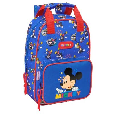 Safta MICKEY MOUSE TODAY Mochila Infantil, Adaptable con Asas, Tejido Reciclable, Ideal para Niños de Diferentes Edades, Cómoda y Versátil, Calidad y Resistencia, 20x8x28 cm Safta MICKEY MOUSE TODAY Mochila Infantil, Adaptable con Asas, Tejido Reciclable, Ideal para Niños de Diferentes Edades, Cómoda y Versátil, Calidad y Resistencia, 20x8x28 cm