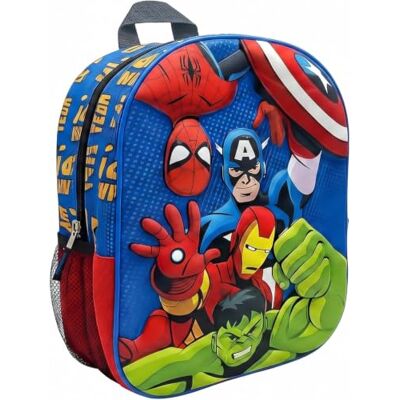 Marvel Avengers Mochila Infantil 3D EVA Mochila Escolar con Frontal Rígido EVA Mochila Ligera para Preescolar y Guardería con Correas Ajustables Mochila de Viaje para Niños Marvel Avengers Mochila Infantil 3D EVA Mochila Escolar con Frontal Rígido EVA Mochila Ligera para Preescolar y Guardería con Correas Ajustables Mochila de Viaje para Niños