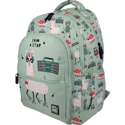 Grafoplas Mochila Escolar Ergonómica, 30 Litros, Bits&Bobs Party, 33x46x22,5cm, Espalda y Asas Acolchadas, 3 Compartimentos, Zona Especial Portátil, Adaptable a Carrito, Modelo Rubber Grafoplas Mochila Escolar Ergonómica, 30 Litros, Bits&Bobs Party, 33x46x22,5cm, Espalda y Asas Acolchadas, 3 Compartimentos, Zona Especial Portátil, Adaptable a Carrito, Modelo Rubber