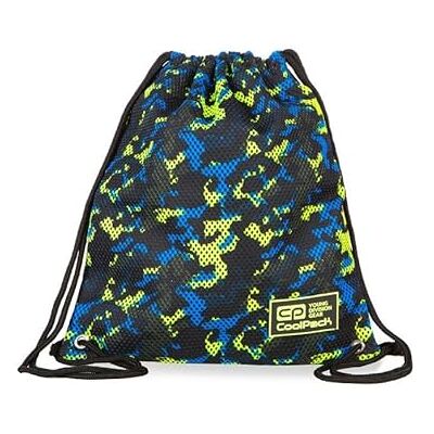 Coolpack , Mochila de cuerda SPRINT LINE CAMO MESH YELLOW, Multicolor Coolpack , Mochila de cuerda SPRINT LINE CAMO MESH YELLOW, Multicolor
