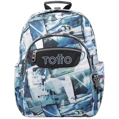 TOTTO MORRAL ACUARELES Mochila, Juventud Unisex, Multicolor (Multicolor), Talla única TOTTO MORRAL ACUARELES Mochila, Juventud Unisex, Multicolor (Multicolor), Talla única