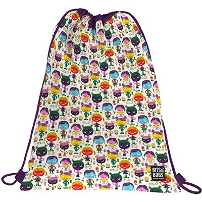 Grafoplas Grafoplás Mochila de Cuerdas Bolsillo Exterior con Cremalleras 36x47cm Bits&Bobs Pop Up Design Fantasy Grafoplas Grafoplás Mochila de Cuerdas Bolsillo Exterior con Cremalleras 36x47cm Bits&Bobs Pop Up Design Fantasy