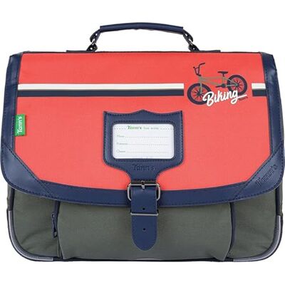 Mochila escolar Tann's Anatole 35cm - CP/CE1 - Naranja/Kaki Mochila escolar Tann's Anatole 35cm - CP/CE1 - Naranja/Kaki