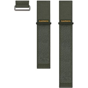 Garmin Correa de desmontaje rápido 24 mm Venu X1, ComfortFit nailon, Verde Garmin Correa de desmontaje rápido 24 mm Venu X1, ComfortFit nailon, Verde