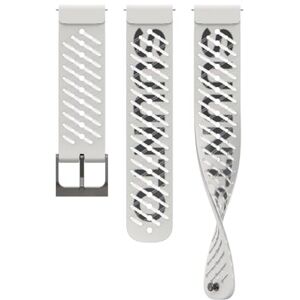 Suunto 22 ATH5 Silicio Correa de Reloj Compatible Race, Vertical, 9 Peak Pro, 9 Peak, 5 Peak, Watch Strap Correa de Repuesto de Silicona Suave 22mm Pearl White S+M Suunto 22 ATH5 Silicio Correa de Reloj Compatible Race, Vertical, 9 Peak Pro, 9 Peak, 5 Peak, Watch Strap Correa de Repuesto de Silicona Suave 22mm Pearl White S+M