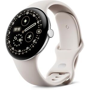 Google Pixel Watch 4 (45 mm) Smartwatch Android con Seguimiento de la Salud y el Estado físico y Ayuda de Gemini Caja de Aluminio en Color Plata Pulida Correa Deportiva en Porcelana Wi-Fi Google Pixel Watch 4 (45 mm) Smartwatch Android con Seguimiento de la Salud y el Estado físico y Ayuda de Gemini Caja de Aluminio en Color Plata Pulida Correa Deportiva en Porcelana Wi-Fi