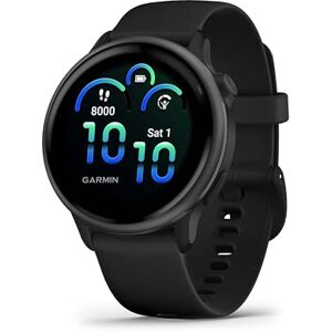 Garmin Vívoactive 6, Smartwatch con GPS, Pantalla AMOLED, Funciones Esenciales de Salud, Entrenamientos de Movilidad, Entrenamiento avanzado del sueño y hasta 11 días de autonomía, Negro Garmin Vívoactive 6, Smartwatch con GPS, Pantalla AMOLED, Funciones Esenciales de Salud, Entrenamientos de Movilidad, Entrenamiento avanzado del sueño y hasta 11 días de autonomía, Negro