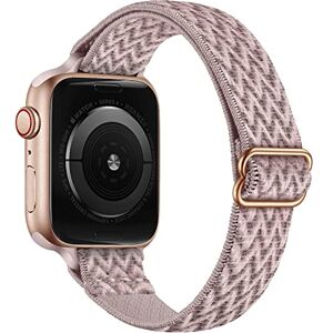 AKABEILA Correa elástica de nailon, compatible con Apple Watch Band 42 mm, 44 mm, 45 mm, correa elástica ajustable para iWatch Series SE/7/6/5/4/3/2/1, Rosa., 42/44/45 mm AKABEILA Correa elástica de nailon, compatible con Apple Watch Band 42 mm, 44 mm, 45 mm, correa elástica ajustable para iWatch Series SE/7/6/5/4/3/2/1, Rosa., 42/44/45 mm