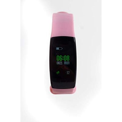 Monkeylectric Smartwatch FitQ-Streamline Pink, Unisex Adulto, Rosa, Talla única Monkeylectric Smartwatch FitQ-Streamline Pink, Unisex Adulto, Rosa, Talla única