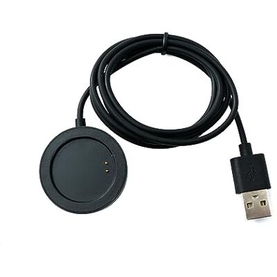 SYSTEM-S Cable USB 2.0 de 93 cm para estación de carga para reloj inteligente OnePlus Watch, color negro SYSTEM-S Cable USB 2.0 de 93 cm para estación de carga para reloj inteligente OnePlus Watch, color negro