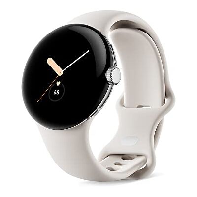 Google Pixel Watch (modelo anterior) Reloj inteligente Android con actividad Fitbit y seguimiento de frecuencia cardíaca Caja de acero inoxidable plateado pulido con correa activa de tiza WiFi Google Pixel Watch (modelo anterior) Reloj inteligente Android con actividad Fitbit y seguimiento de frecuencia cardíaca Caja de acero inoxidable plateado pulido con correa activa de tiza WiFi