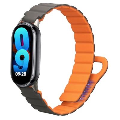 kwmobile Correa de Repuesto compatible con Xiaomi Mi Band 10 / Mi Band 9/8 Correa Pulsera Magnética Extrafuerte para Smartwatch kwmobile Correa de Repuesto compatible con Xiaomi Mi Band 10 / Mi Band 9/8 Correa Pulsera Magnética Extrafuerte para Smartwatch