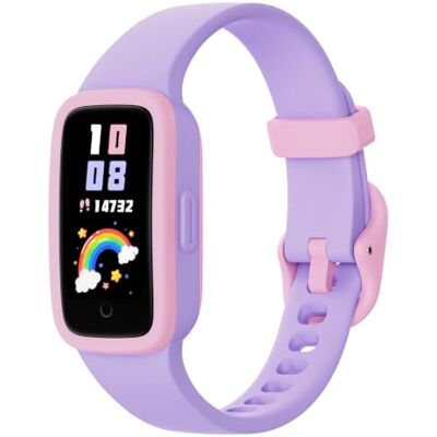 BIGGERFIVE Vigor 3 Pulsera de Actividad para Niños, Pantalla AMOLED Niñas 5-15 Años BIGGERFIVE Vigor 3 Pulsera de Actividad para Niños, Pantalla AMOLED Niñas 5-15 Años
