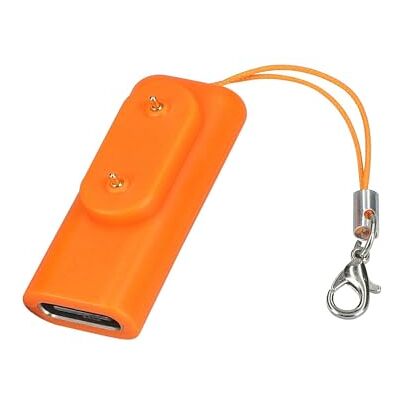 kwmobile Adaptador de carga USB-C para smartwatch compatible con Huawei Band 10 / Band 9 8 7 6 / Watch Fit 2 / Watch Fit 3 / Honor Band 10 9 8 7 6 Adaptador naranja kwmobile Adaptador de carga USB-C para smartwatch compatible con Huawei Band 10 / Band 9 8 7 6 / Watch Fit 2 / Watch Fit 3 / Honor Band 10 9 8 7 6 Adaptador naranja