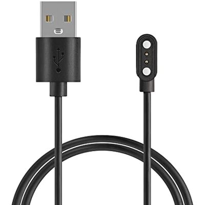 kwmobile Cable de carga compatible con Blackview X1 (Number B00101) / X2 Smartwatch cable Conector USB con base de conexión para smartwatch 100 kwmobile Cable de carga compatible con Blackview X1 (Number B00101) / X2 Smartwatch cable Conector USB con base de conexión para smartwatch 100