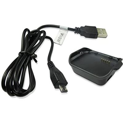 vhbw Cable de Carga USB Compatible con Samsung Gear 2 SM-R380 smartwatch Estación acoplamiento negro, 100 cm vhbw Cable de Carga USB Compatible con Samsung Gear 2 SM-R380 smartwatch Estación acoplamiento negro, 100 cm