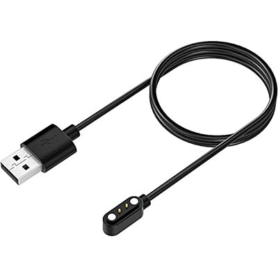 PHONILLICO Cargador compatible con Yamay SW023 / Willful SW021 / Willful SW025 Cable de Carga 100cm Adaptador Cable USB de Repuesto para Reloj PHONILLICO Cargador compatible con Yamay SW023 / Willful SW021 / Willful SW025 Cable de Carga 100cm Adaptador Cable USB de Repuesto para Reloj