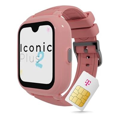 Deutsche Telekom Iconic Plus 2.0 Reloj Inteligente para niños, GPS y teléfono, protección de Datos y aplicación Parental, Larga duración de la batería, SOS, Impermeable, Vale de la Compra de Amazon Deutsche Telekom Iconic Plus 2.0 Reloj Inteligente para niños, GPS y teléfono, protección de Datos y aplicación Parental, Larga duración de la batería, SOS, Impermeable, Vale de la Compra de Amazon