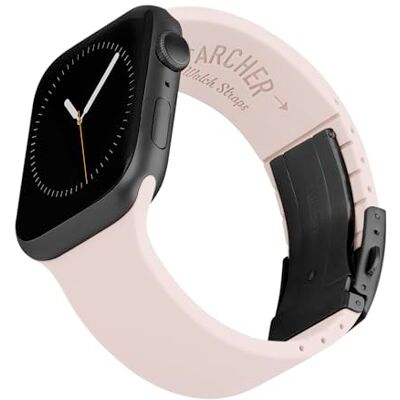 Archer Watch Straps Correas de Reloj de Silicona Ajuste Personalizado para Apple Watch Archer Watch Straps Correas de Reloj de Silicona Ajuste Personalizado para Apple Watch