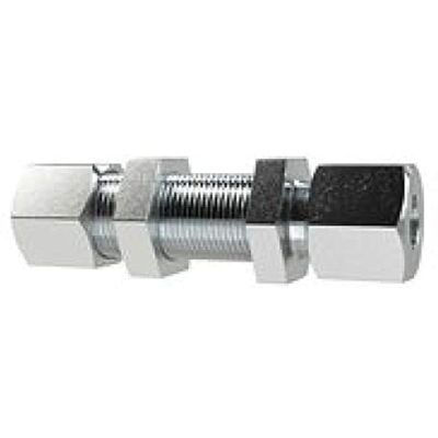 RIEGLER Unión recta de rosca, diámetro exterior del tubo de 12 mm, PN máx. 630 bar, SW1 24, SW2 27, SW3 27, acero galvanizado. RIEGLER Unión recta de rosca, diámetro exterior del tubo de 12 mm, PN máx. 630 bar, SW1 24, SW2 27, SW3 27, acero galvanizado.