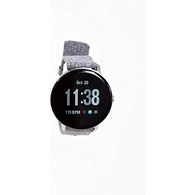 Monkeylectric VSMART3 Vsmart2 Velocity Smartwatch Gris Oscuro, Unisex Adulto, Plateado, Talla única Monkeylectric VSMART3 Vsmart2 Velocity Smartwatch Gris Oscuro, Unisex Adulto, Plateado, Talla única