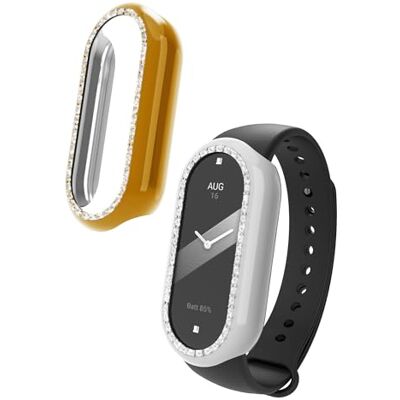 kwmobile Protector Reloj Inteligente Compatible con Xiaomi Mi Band 10 / Smart Band 10 Protector Pantalla Reloj 2X Carcasa Antigolpes para Esfera Smartwatch Plata/Oro Rosa kwmobile Protector Reloj Inteligente Compatible con Xiaomi Mi Band 10 / Smart Band 10 Protector Pantalla Reloj 2X Carcasa Antigolpes para Esfera Smartwatch Plata/Oro Rosa