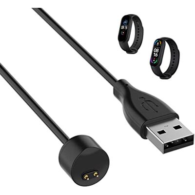 PHONILLICO Cargador Compatible con Xiaomi Mi Band 7 Mi Band 6 Mi Band 5- Cable de Carga 50cm Adaptador Cable USB de Repuesto para Reloj PHONILLICO Cargador Compatible con Xiaomi Mi Band 7 Mi Band 6 Mi Band 5- Cable de Carga 50cm Adaptador Cable USB de Repuesto para Reloj