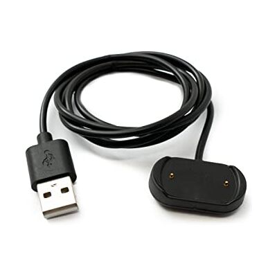 SYSTEM-S Cable USB 2.0 de 100 cm para Amazfit T-Rex 2 Smartwatch en color negro SYSTEM-S Cable USB 2.0 de 100 cm para Amazfit T-Rex 2 Smartwatch en color negro