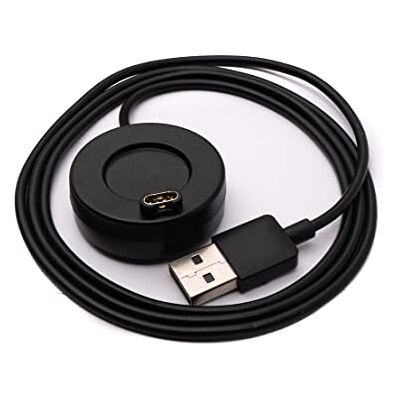 SYSTEM-S Cable USB 2.0 de 100 cm para Garmin Venu 1 2 2S SQ Lily Smartwatch Negro SYSTEM-S Cable USB 2.0 de 100 cm para Garmin Venu 1 2 2S SQ Lily Smartwatch Negro