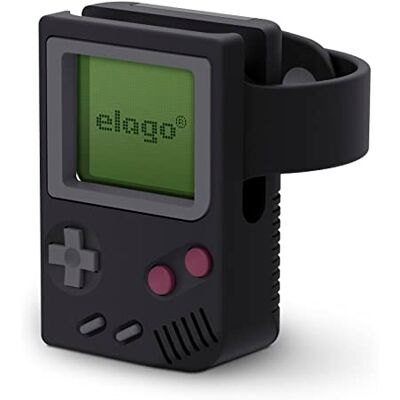 elago W5 Soporte para Cargador de Apple Watch, Admite Modo Reloj de Mesa 12/11/10/9/8/7/6/5/4/3/2/1/SE3/SE2/SE1, 46mm, 45mm, 44mm, 42mm, 41mm, 40mm, 38mm, Modo Reloj de Mesa (Negro) elago W5 Soporte para Cargador de Apple Watch, Admite Modo Reloj de Mesa 12/11/10/9/8/7/6/5/4/3/2/1/SE3/SE2/SE1, 46mm, 45mm, 44mm, 42mm, 41mm, 40mm, 38mm, Modo Reloj de Mesa (Negro)