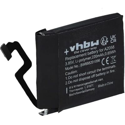 vhbw Batería Compatible con Apple Watch A2007 vhbw Batería Compatible con Apple Watch A2007
