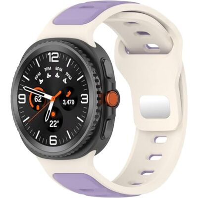 Wigento Correa de silicona para Samsung Galaxy Watch 9/8/8, diseño clásico de hebilla inversa Wigento Correa de silicona para Samsung Galaxy Watch 9/8/8, diseño clásico de hebilla inversa