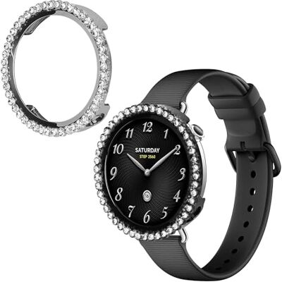 kwmobile Protector Reloj Inteligente Compatible con Xiaomi Watch S4 41mm Protector Pantalla Reloj 2X Carcasa Antigolpes para Esfera Smartwatch Negro/Plata kwmobile Protector Reloj Inteligente Compatible con Xiaomi Watch S4 41mm Protector Pantalla Reloj 2X Carcasa Antigolpes para Esfera Smartwatch Negro/Plata