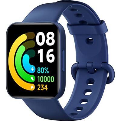 Xiaomi Poco Watch (Blue), medición SpO2, Pulso cardíaco, Pantalla AMOLED de 1,6", GPS, Resistencia al Agua ATM, Azul, versión Italiana Xiaomi Poco Watch (Blue), medición SpO2, Pulso cardíaco, Pantalla AMOLED de 1,6", GPS, Resistencia al Agua ATM, Azul, versión Italiana